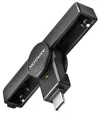 AXAGON taskukontaktiga kiipkaardilugeja USB-C (eObčanka) kiipkaart CRE-SMPC USB 2.0