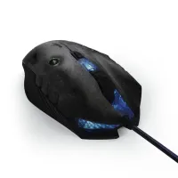 URage gamingmuis Morph - Bullet, bedraad, optisch, verlicht, 2400 dpi, 6 knoppen, USB, zwart (1 of 3)