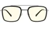 Occhiali da gioco da ufficio GUNNAR BARRON SILVER lenti trasparenti BLF 35 GUNNAR focus thumbnail (2 of 4)
