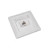 Presa Ethernet Solarix CAT5E UTP 1 x RJ45 da incasso bianco SX9-1-5E-UTP-WH