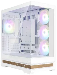 Zalman kućište P40 Namu midT 4x120mm ARGB ventilator 2xUSB 3.0 USB-C panoramski drveni pribor bijela Zalman kućište P40 Namu midT 4x120mm ARGB ventilator 2xUSB 3.0 USB-C panoramski drveni pribor bijela (1 of 6)