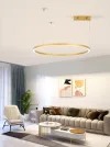 IMMAX NEO FINO NEW SMART závěsné svítidlo 1 kruh 80cm 60W zlaté Zigbee 3.0 TUYA thumbnail (7 of 8)