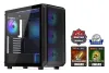 Endorfy kast Arx 700 ARGB ATX 4x 140 ARGB ventilator (tot 8 ventilatoren) 2x USB USB-C mesh blz. gehard glas zwart