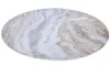 AROZZI Zona Floorpad White Marble ochranná podložka na podlahu kulatá 121 cm průměr design bílý mramor