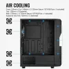 AeroCool Menace Saturn FRGB ML G Midi Tower mATX ümbris 2xUSB 2.0 1xUSB 3.0 RGB thumbnail (2 of 4)