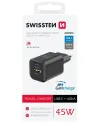 Swissten netværksadapter gan 1x usb-c 45w pd + 1x usb-a 18w qc sort thumbnail (3 of 3)