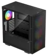 DEEPCOOL case CH560 MidT 3x140 en 120mm ARGB ventilator USB 3.0 gehard glas zwart