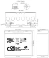 Batterie de secours CSB Pb VRLA AGM 12 V 24 Ah 6-DZM-20 (EVH12240) thumbnail (2 of 2)