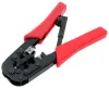 Pinza per connettori DATACOM UNIVERSAL 8P+6P RD a cricchetto (RJ-451211)