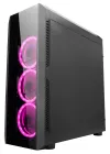 CHIEFTEC MidT Scorpion II GL-02B-OP ATX 2x USB3.0 1x USB2.0 zonder voeding transparante zijde zwart thumbnail (3 of 7)
