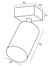 IMMAX PUNTO-1 loftsvægspot sort til GU10 type kilde thumbnail (8 of 8)