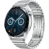 Watch GT3 46 mm silver with metal strap