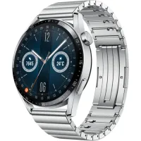 Watch GT3 46 mm silver with metal strap Watch GT3 46 mm silver with metal strap (1 of 6)