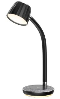Lampă de masă LED IMMAX PERLA cu încărcare Qi 18W DC 12V 15A 270lm detaliu metalic negru-gri Lampă de masă LED IMMAX PERLA cu încărcare Qi 18W DC 12V 15A 270lm detaliu metalic negru-gri (1 of 6)