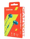 Стереонаушники CANYON CEP-3 Jazzy с микрофоном металл 1,2м сине-зеленые thumbnail (3 of 3)