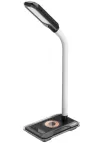 IMMAX LED stolní lampička GAMER RGB Qi nabíjení RGB 250lm 5V 21A USB výstup černá