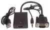 PremiumCord VGA+garso elektroninis konverteris į HDMI FULL HD 1080p sąsają