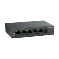 Synology PS500 -kytkin, 5 x 1 Gb RJ-45 -porttia, 4 x PoE+ -porttia, virrankulutus 60 W, ilman tuuletinta (1 of 5)
