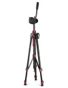 HAMA stativ STAR BR til kameraer og videokameraer 160 - 3D belastning 4 kg aluminium sort-rød thumbnail (2 of 3)