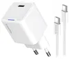 COLORWAY 1x USB-C mains charger GaN PD PPS 35W Including 100cm cable White