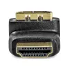 NEDIS HDMI adapter HDMI konektor - HDMI vtičnica kotna 270° črna thumbnail (3 of 5)