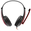 CANYON headset HSC-1 könnyű 3,5 mm-es TRRS jack fekete-piros thumbnail (2 of 6)