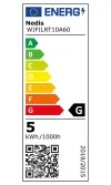 NEDIS Lampadina LED Wi-Fi Smart a filamento E27 A60 49W 230V 360lm Bianco caldo-freddo Dimmerabile Oro thumbnail (4 of 4)