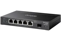 TP-Link SG2206MP 6 portu gigabitu komutators 4x gigabitu PoE 1x LAN 1x SFP 63W budžeta klases (1 of 7)
