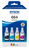 Epson inkoustová náplň 664 T66464A EcoTank L120 L310 L305x L3060 L3070 L1300 4-colour Multipack