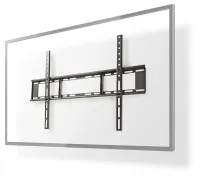 Suporte de parede NEDIS para TV de 37 a 70 polegadas, capacidade de carga de 35 kg, distância da parede de 23 mm, fixação em aço preto. Suporte de parede NEDIS para TV de 37 a 70 polegadas, capacidade de carga de 35 kg, distância da parede de 23 mm, fixação em aço preto. (1 of 4)