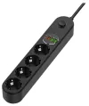 COLORWAY pikendustoiteplokk 4x Schuko 3x USB-A 1x USB-C 45W Must kaabel 2m thumbnail (1 of 4)