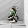 Cubenest SQ312 3in1 Qi2 hopfällbar trådlös magnetladdare i aluminium med stöd för Magsafe-fäste för Apple Watch thumbnail (7 of 10)