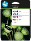 HP 924 CMYK eredeti tintapatron, 4 db-os kiszerelésben HP 924 CMYK eredeti tintapatron, 4 db-os kiszerelésben
