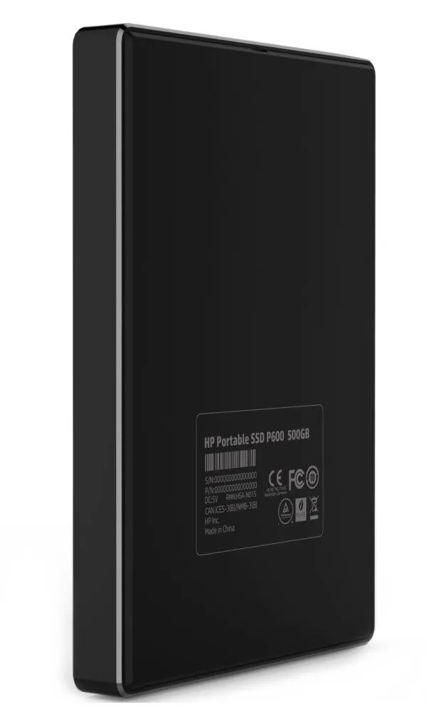 Ropere HP tragbare SSD P600 500 GB extern USB Typ C schwarz