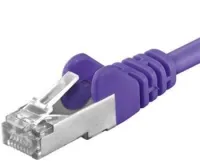 Premiumcord Patch kabel Cat6a S-FTP AWG 26 7 délka 0.5m fialová Premiumcord Patch kabel Cat6a S-FTP AWG 26 7 délka 0.5m fialová (1 of 1)