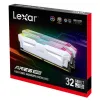 Lexar ARES DDR5 32GB (kit 2x16GB) UDIMM 6400MHz CL32 XMP 3.0 - RGB Heatsink white thumbnail (4 of 4)