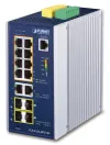 Planet IGS-5225-8P2T4S commutateur industriel L3 8x1 go 2x1 go SFP 2x2.5 go SFP 8x PoE 802.3at 240W double 48-54VDC -40 ~ 75 °C thumbnail (1 of 3)