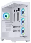 BitFenix ​​CETO ATX -kotelo, 4 x 120 mm ARGB-tuuletin, 2 x USB 3.0, USB-C, karkaistu lasi, valkoinen
