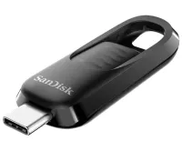 SanDisk Ultra Slider USB Type-C 64GB USB Type-C USB 3.2 Gen 1 Conector de encaixe SanDisk Ultra Slider USB Type-C 64GB USB Type-C USB 3.2 Gen 1 Conector de encaixe (1 of 3)