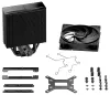Soyez silencieux! Refroidisseur CPU PURE ROCK 3 Noir Ventilateur PWM 120 mm 4 caloducs noirs thumbnail (4 of 4)