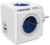 Cubenest Powercube Original USB PD 20W A+C 4x vtičnica belo modra ozemljitev za otroke max 16A 250V~3680W