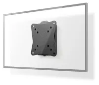 Suporte de parede NEDIS para TV de 13 a 27 polegadas, capacidade de carga de 30 kg, distância da parede de 20 mm, fixação em aço preto. Suporte de parede NEDIS para TV de 13 a 27 polegadas, capacidade de carga de 30 kg, distância da parede de 20 mm, fixação em aço preto. (1 of 5)