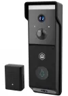 Videoportero inteligente Wi-Fi NEDIS 2x 1920x1080 4Mpix alimentado por batería IP54 sensor de movimiento visión nocturna negro Videoportero inteligente Wi-Fi NEDIS 2x 1920x1080 4Mpix alimentado por batería IP54 sensor de movimiento visión nocturna negro