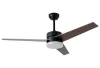 Plafoniera LED IMMAX NEO LITE VARIABILE SMART con ventola 24W Wi-Fi TUYA nero-marrone-argento