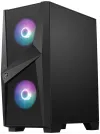 MSI case MAG FORGE 100R without power supply left tempered glass 2x 120 mm A-RGB fan 2x USB3.0 1x 120 mm fan black