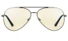 GUNNAR irodai játékszemüveg MAVERICK GUNMETAL * borostyánsárga lencsék * BLF 65 * GUNNAR fókusz thumbnail (3 of 3)