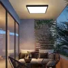 IMMAX NEO LITE FRAME SMART ceiling light 60x60cm IP44 CCT with BEACON Wi-Fi TUYA support black thumbnail (11 of 18)