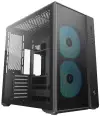 DEEPCOOL korpus CG590 MESH 2F ATX 2x160 mm ARGB ventilaator 2xUSB3 USB-C võrgupaneeliga must