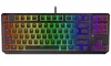 Геймърска клавиатура Endorfy Thock TKL Pudd Kailh RD RGB USB червен sw кабелна механична US оформление черен RGB thumbnail (1 of 8)