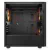 COUGAR PC Case UNIFACE RGB Sort Mini Tower Mesh Frontpanel 2x 140mm RGB Fan + 1x 120mm RGB Fan TG venstre panel thumbnail (7 of 23)